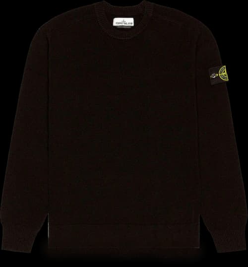Stone Island Gauzed Effect Crewneck 'Black'