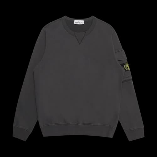 Stone Island Sleeve Pocket Logo Patch Sweatshirt 'Anthracite'