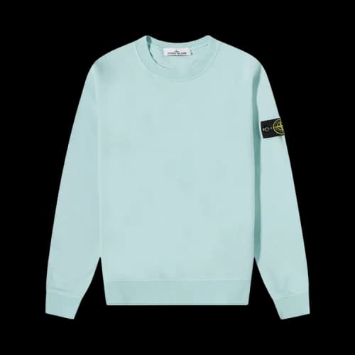 Stone Island Garment Dyed Sweatshirt 'Aqua'