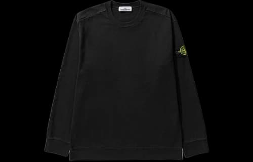 STONE ISLAND Logo Patch Long-Sleeve T-shirt 'Black'