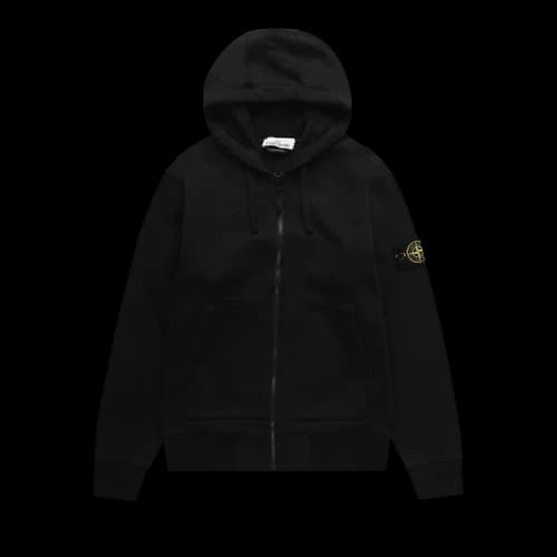 STONE ISLAND Hooded Track Jacket 'Black'