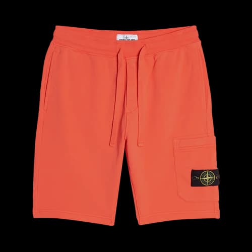 Stone Island Cargo Bermuda Shorts 'Orange'