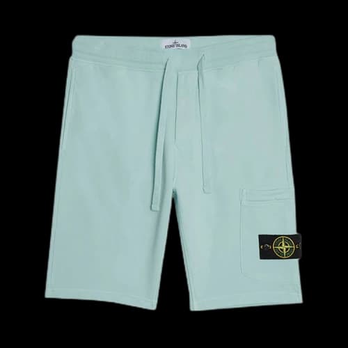Stone Island Cargo Bermuda Shorts 'Aqua'