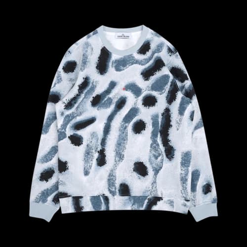 Stone Island Crewneck Sweatshirt 'Aqua'