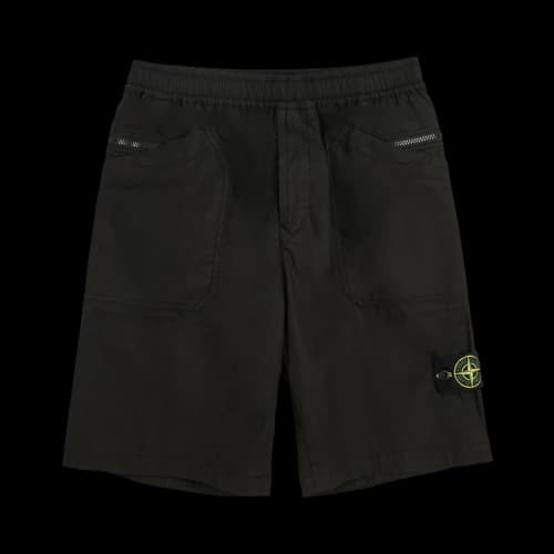 Stone Island Logo Patch Bermuda Short 'Black'