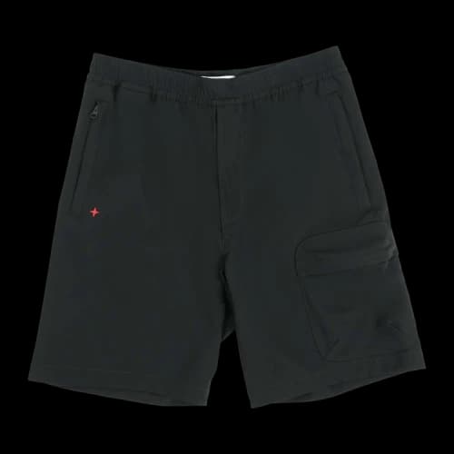 Stone Island Logo Embroidered Bermuda Shorts 'Black'