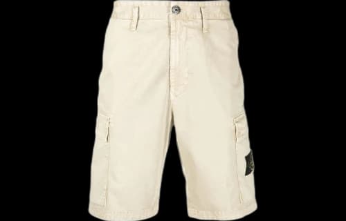 STONE ISLAND Strech Broken Twill Bermuda Shorts 'Beige'