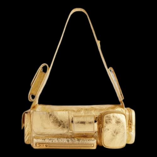 Balenciaga Superbusy Xs Sling Bag Metallized 'Gold' (Women's)