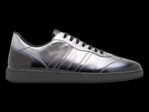 Salvatore Ferragamo Achille Sneaker Black Silver