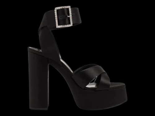 Saint Laurent Bianca Platform Sandals Black (Women's)