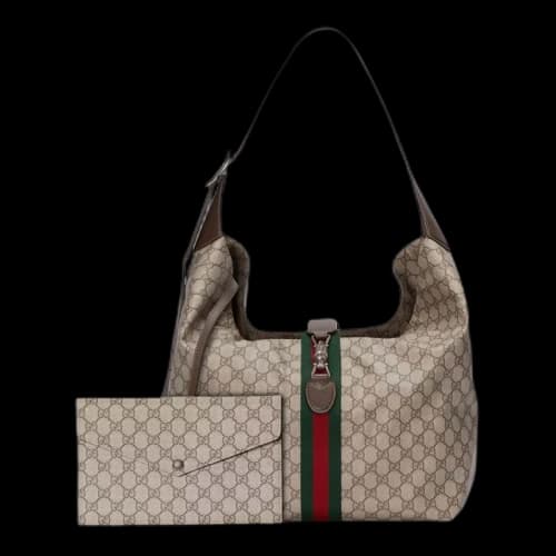 Gucci Jackie 1961 Small Shoulder Bag Beige/Ebony