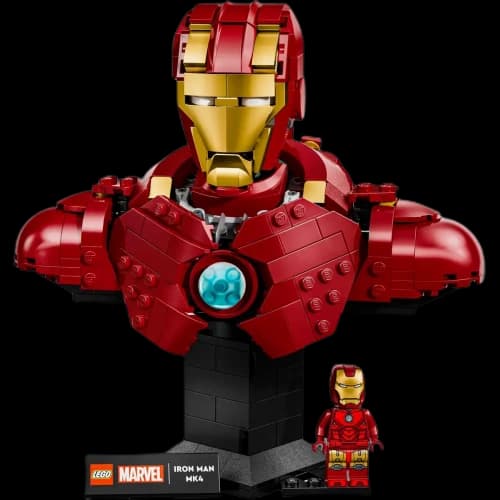 LEGO x MARVEL Iron Man MK4 Bust Building Blocks 436pcs 76327