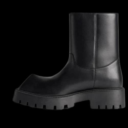 Balenciaga Rhino Booties 'Black Smooth Calfskin' (Women's)