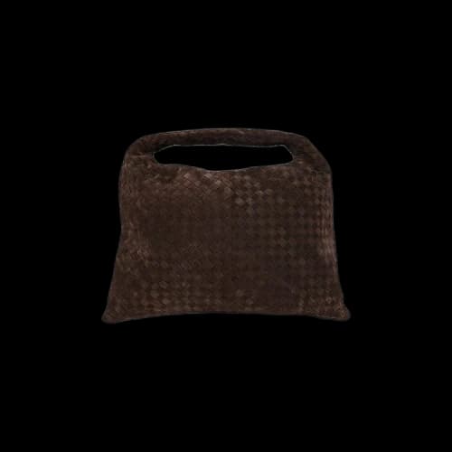 Bottega Veneta Large Suede Hop Shoulder Bag 'Fondant'