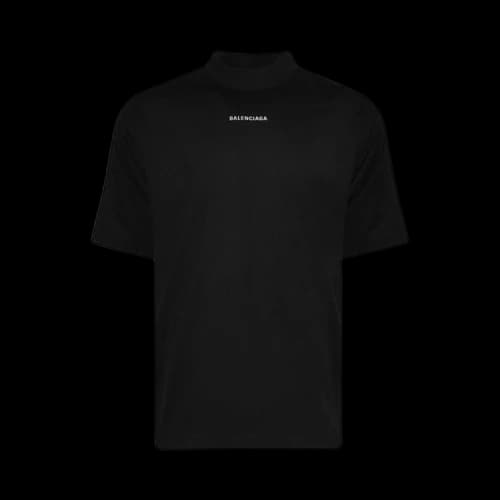 Balenciaga Logo T-Shirt 'Faded Black'