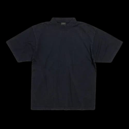 Balenciaga Hand-drawn T-shirt Medium Fit 'Black Faded' (Women's)