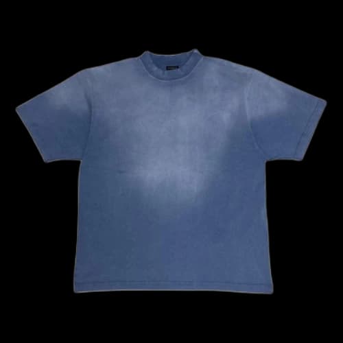 Balenciaga Hand-Drawn T-shirt 'Blue'