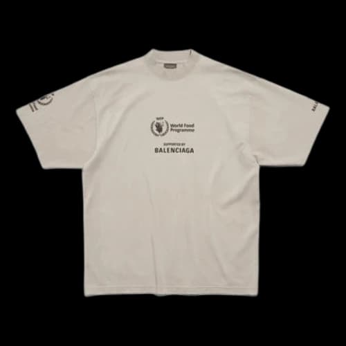 Balenciaga Wfp T-shirt 'Grey Black'
