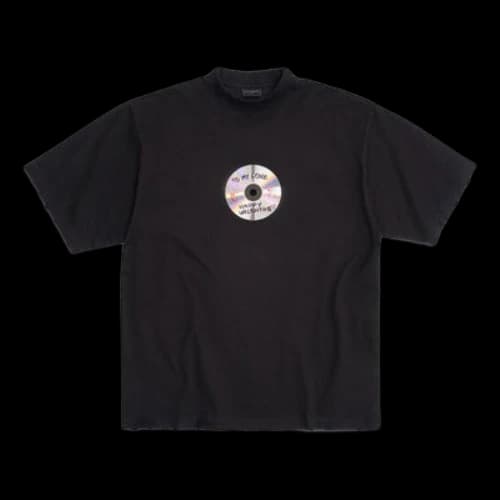 Balenciaga To My Love T-Shirt 'Black'