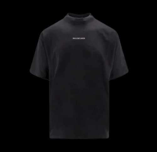 Balenciaga Logo T-Shirt 'Black White'