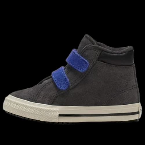 Converse Kids' Chuck Taylor All Star Hook And Loop Pc Boot High Top Black/Blue