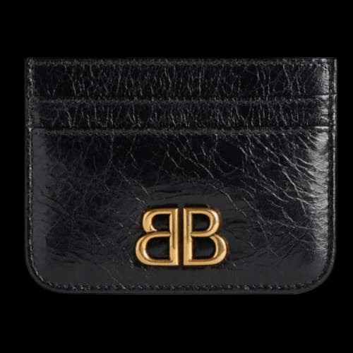 Balenciaga Monaco Card Holder 'Black' (Women's)
