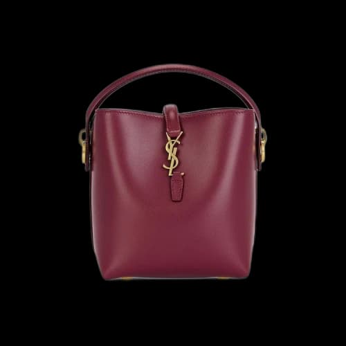 Saint Laurent Le 37 Leather Shoulder Bag 'Dark Bordeaux'