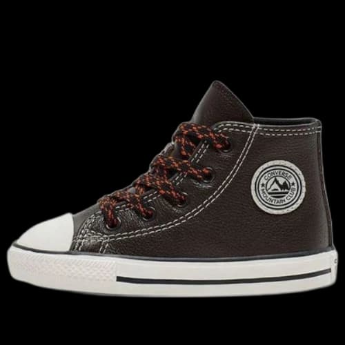 Converse Kids' Leather Chuck Taylor All Star High Top Black
