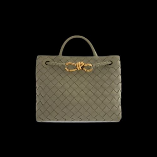 Bottega Veneta Small Andiamo Tote Bag 'Travertine/Brass'