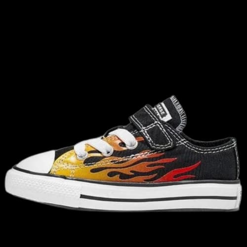 Converse Kids' Chuck Taylor All Star Archive Black/Red/Yellow