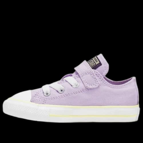 Converse Kids' Hook-and-Loop Chuck Taylor All Star Low Top Purple