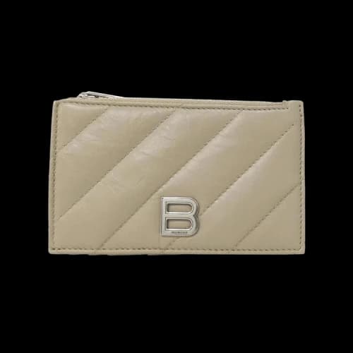 Balenciaga Crush Long Cardholder 'Taupe'