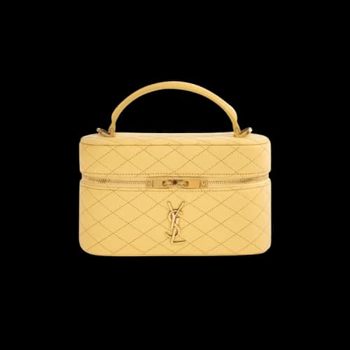 Saint Laurent Gaby Vanity Bag 'Soft Lemon'