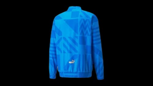Puma FIGC Home Prematch Full Zip Soccer Jacket Blue