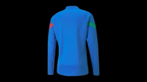 Puma FIGC Player Training 1/4 Zip Sweatshirt Blue