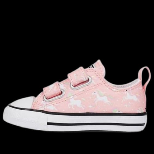 Converse Kids' Chuck Taylor All Star Unicorns Hook-And-Loop Pink