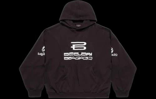 Balenciaga Ai Generated Hoodie 'Black White'