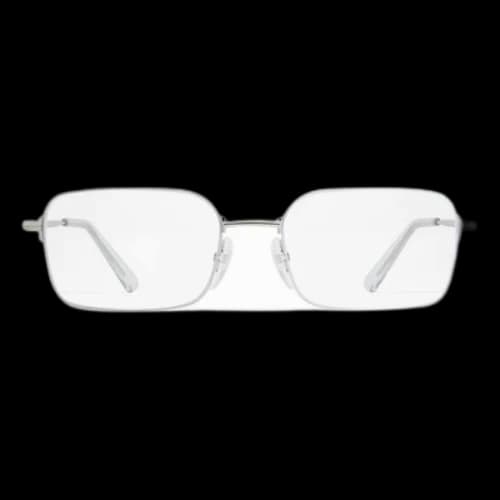 Balenciaga Invisible Rectangle Sunglasses 'Silver' (Women's)