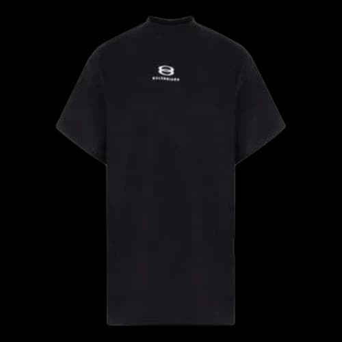 Balenciaga Unity Deconstructed T-Shirt Oversized 'Black'