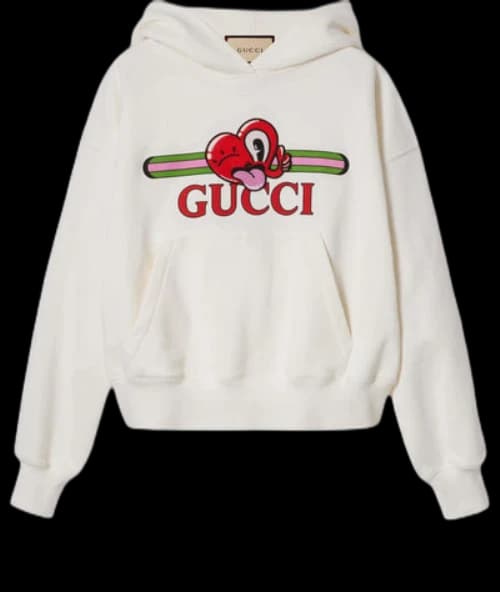 Gucci Cotton Jersey Sweatshirt With Patch 'Off White' (Women's)