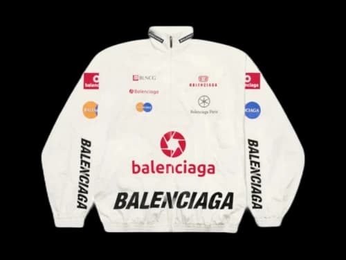 Balenciaga Top League Tracksuit Jacket White