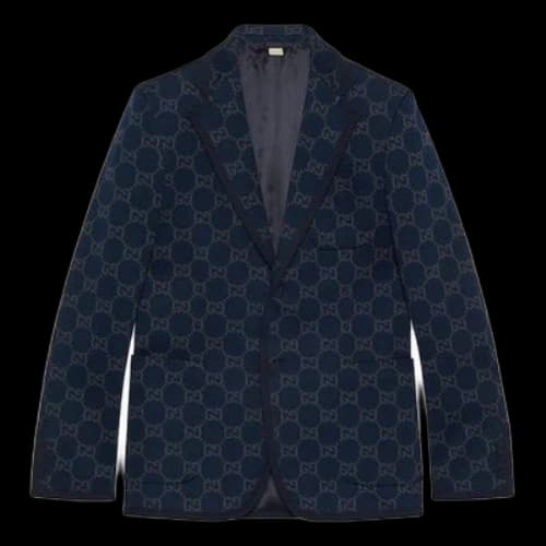 Gucci GG Cotton Jacket 'Blue'