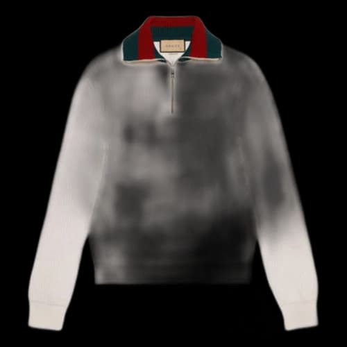 Gucci Knit Wool Sweater With Web 'Ivory'