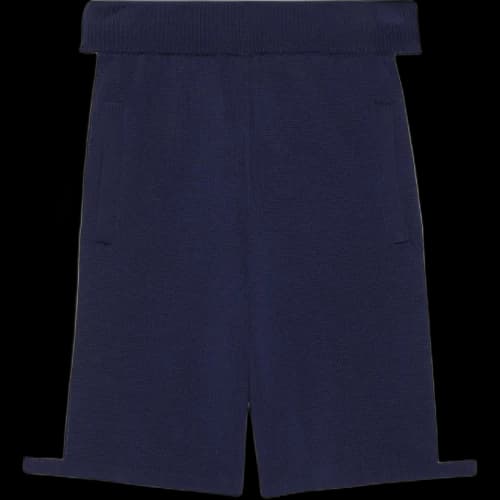 Gucci Cotton Knit Shorts 'Blue Ivory'