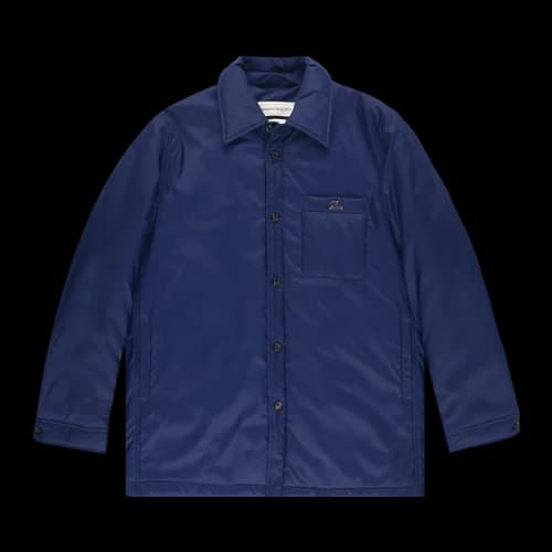 Alexander McQueen Padded Coaches Jacket 'Indigo'