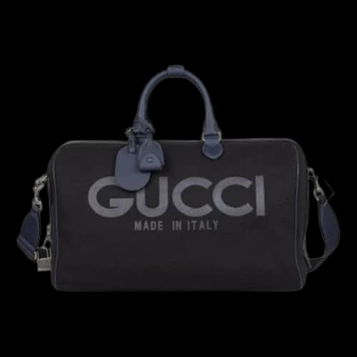Gucci Large Gucci Print Travel Bag 'Black'