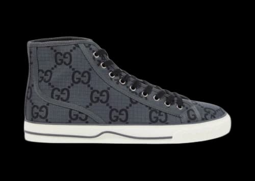 Gucci Tennis 1977 High GG Monogram Black