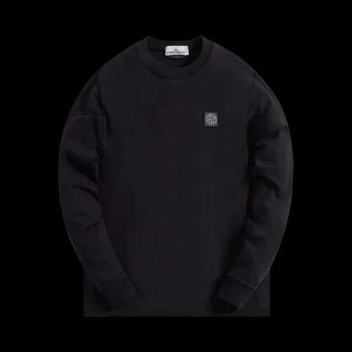 Stone Island Compass Motif Long-Sleeve Shirt 'Black'