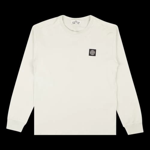 Stone Island Long-Sleeve Patch Logo T-Shirt 'Grey'