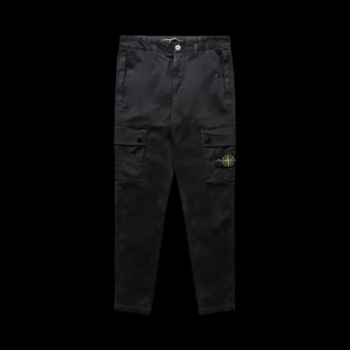 Stone Island Compass Patch Cargo Pants 'Black'
